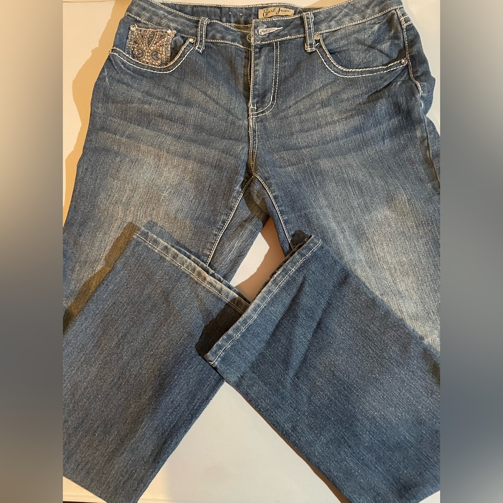 Earl Jeans Women's Boot Cut Jeans - Blue 8 Avg NWOT